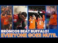 Broncos Beat Buffalo Everyone Goes Nuts Wild Denver Celebrations and Epic Bills Mafia Crash Outs