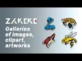 Zakeke Tutorials - How to create and manage galleries of images clipart and artworks