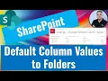 How to sets default Metadata value to a file within a SharePoint Document Library Folder