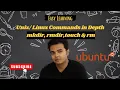 Learn Unix Linux Commands How to use rm command touch command mkdir rmdir