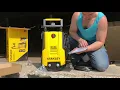 Unboxing and Testing Stanley SHP2150 PSI Electric Pressure Washer