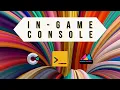 In-Game Console plugin for Construct 3