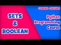 SETS AND BOOLEAN Learn Python Programming Beginner to Advanced