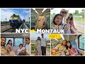 NYC to Montauk By Long Island Rail Road Vlog Montauk Vlog Part 1