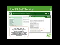 How-To Navigate JoeSS Self Service
