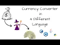 Currency Converter in 4 Different Languages C Cpp Java Python