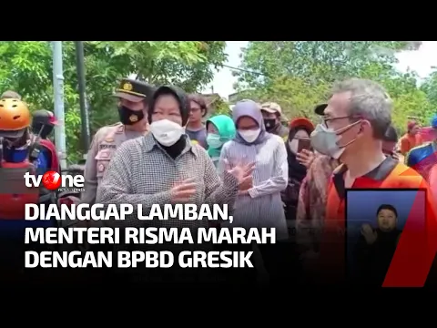 Marah Lagi, Mensos Risma Tegur Petugas BPBD Terkait Penanganan Banjir