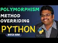 METHOD OVERRIDING POLYMORPHISM - PYTHON PROGRAMMING