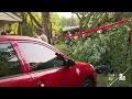 19 people injured after a tree falls on a garage in Pasadena