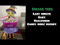 Dollar Tree easy last minute Halloween candy dish candy bucket DIY ideas