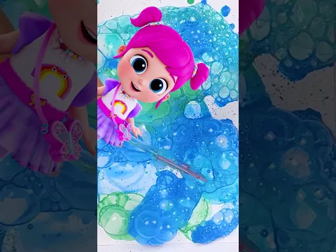 Wah, Lihat Seni Busa Sabun Ini! 🫧🎨 #shorts #littleangel