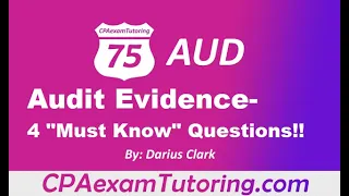 CPA Audit Exam-Performing Further Procedures and Obtaining Audit Evidence-By Darius Clark-i75