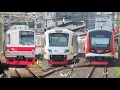 Download Lagu Kumpulan Kereta Api KRL di Stasiun Tanah Abang : Kereta Listrik KRL China CRRC, JR 205, dan TM 6000