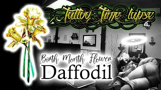 Daffodil Tattoo Symbolizes New Beginnings Prosperity - March Birth Month Flower