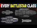 Every BATTLESTAR Class In Battlestar Galactica Explained!