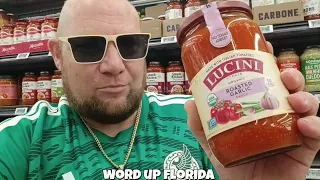 Lucini Pasta Sauce Walmart Del Prado blvd Cape Coral Florida USA