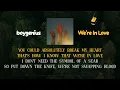 boygenius - We're In Love Lyric Video)