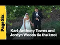 Knicks Star Karl-Anthony Towns Marries Jordyn Woods in Star-Studded Malibu Wedding