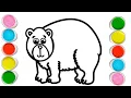 Learn How to Draw a Brown Bear for Kids and Toddlers Easy
