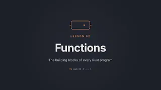 Learn Rust Easily - Functions