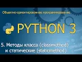 classmethod staticmethod Python