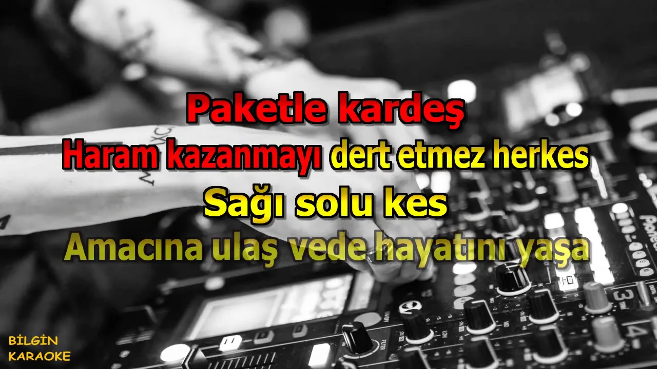 Gazapizm - Sağı Solu Kes (Karaoke) Orjinal Stüdyo