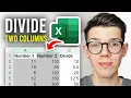 How To Divide Two Columns In Excel - Full Guide