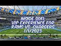 VIP Experience at SoFi All-Inclusive 50 Yard Line Seats in Section 246 for Rams vs Chargers 23