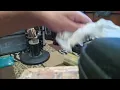 Clean service and repair Bionaire tower fan model BTF4002 part 1 cleaning and re-oiling the motor