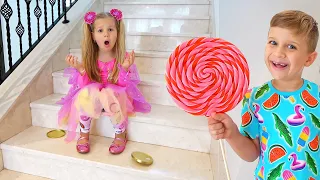 ديانا تقوم بأعمال جيدة للحصول على الحلوى 