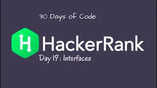 Day 19 Interfaces
