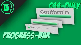 How To make 3D CSS only Progress Bar ft Pseudo Element