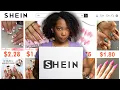 I Wore Handmade Press On Nails For a Week - SHEIN