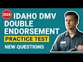 2026 Idaho DMV Double Endorsement Test 1 20 Questions and Complete Answers