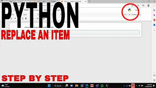 How To Replace An Item In A List In Python