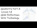 Geo Part A L14 Glide Reflection with Geogebra