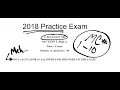 Visca AP Calculus AB 2018 Exam Problems 1 - 10