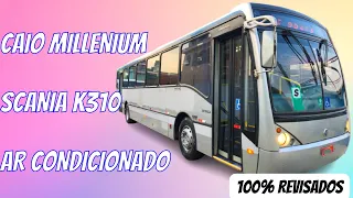 ESSE É PRÁ VOCÊ!! CAIO MILLENIUM, SCANIA K310, AR CONDICIONADO, CAMBIO COMFORT SHIFT!