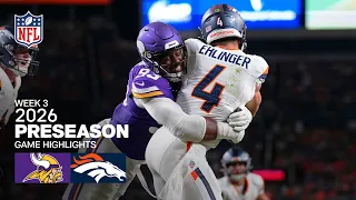 Minnesota Vikings vs Denver Broncos 2026 Preseason Week 3