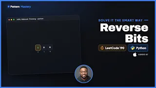 Reverse Bits - LeetCode 190 XOR Bitmask Thinking Python