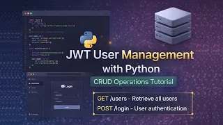 Python FastAPI JWT Authentication - Complete User CRUD Tutorial
