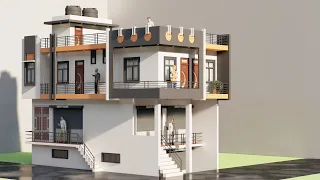 800 Sqft तलघर में दुकान ऊपर मकान का नक्शा ,20 By 40 Dukan Or Makan ka Naksha