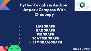 Python Graphs in Android Jetpack Compose Chaquopy Tutorial for Beginners