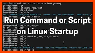 Run Application Command or Script on Linux Startup Linux Startup
