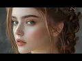 Lagu 4K AI Art Lookbook Model video | fashion dress | paris 2024  | Sunlit Meadows and Buzzing Bees