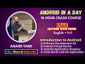 Android Lecture 6 Intro to Android SDK AVD Android App Anatomy First Android App Development