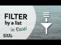 How to FIlter by a List in Excel Excel Off The Grid