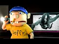 Download Lagu Jeffy Goes To A Haunted House! MP3