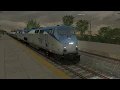 TS 2019 USA Miami West Palm Beach Amtrak in heavy storm