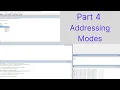 Addressing Modes Assembly Language Tutorial Part 4